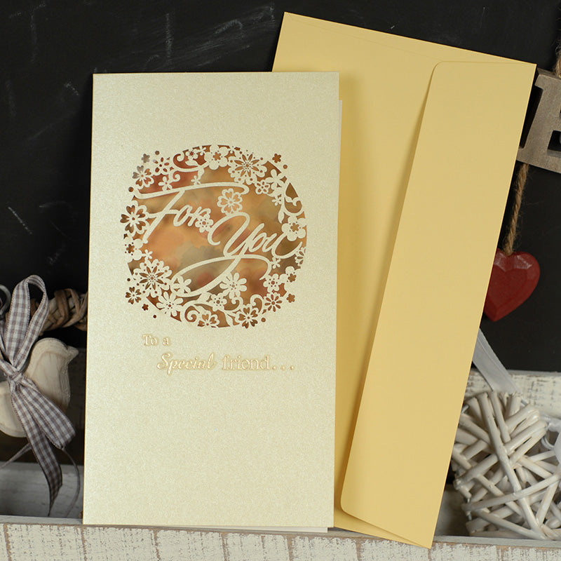 Greeting Gift Card with Envelope : To a Special Friend
