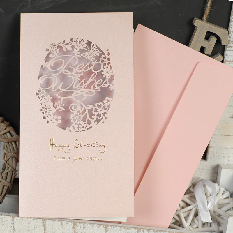 Greeting Gift Card with Envelope : Happy Birthday