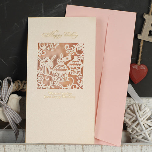 Greeting Gift Card with Envelope : Happy Birthday